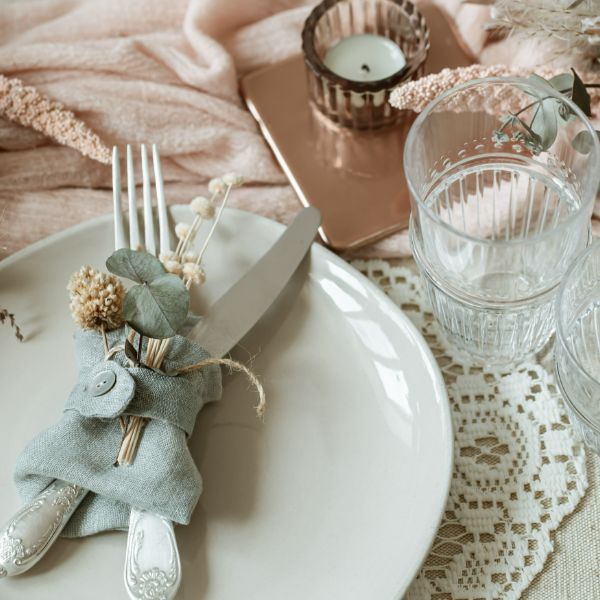 portaservilletas flores