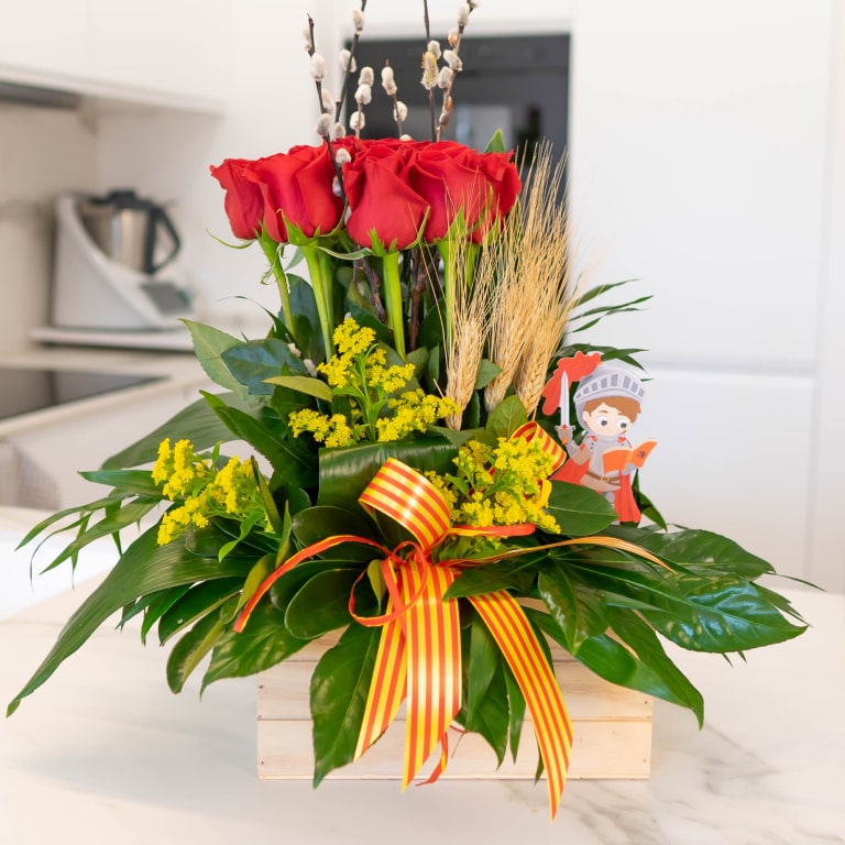 vertical de rosas Sant Jordi