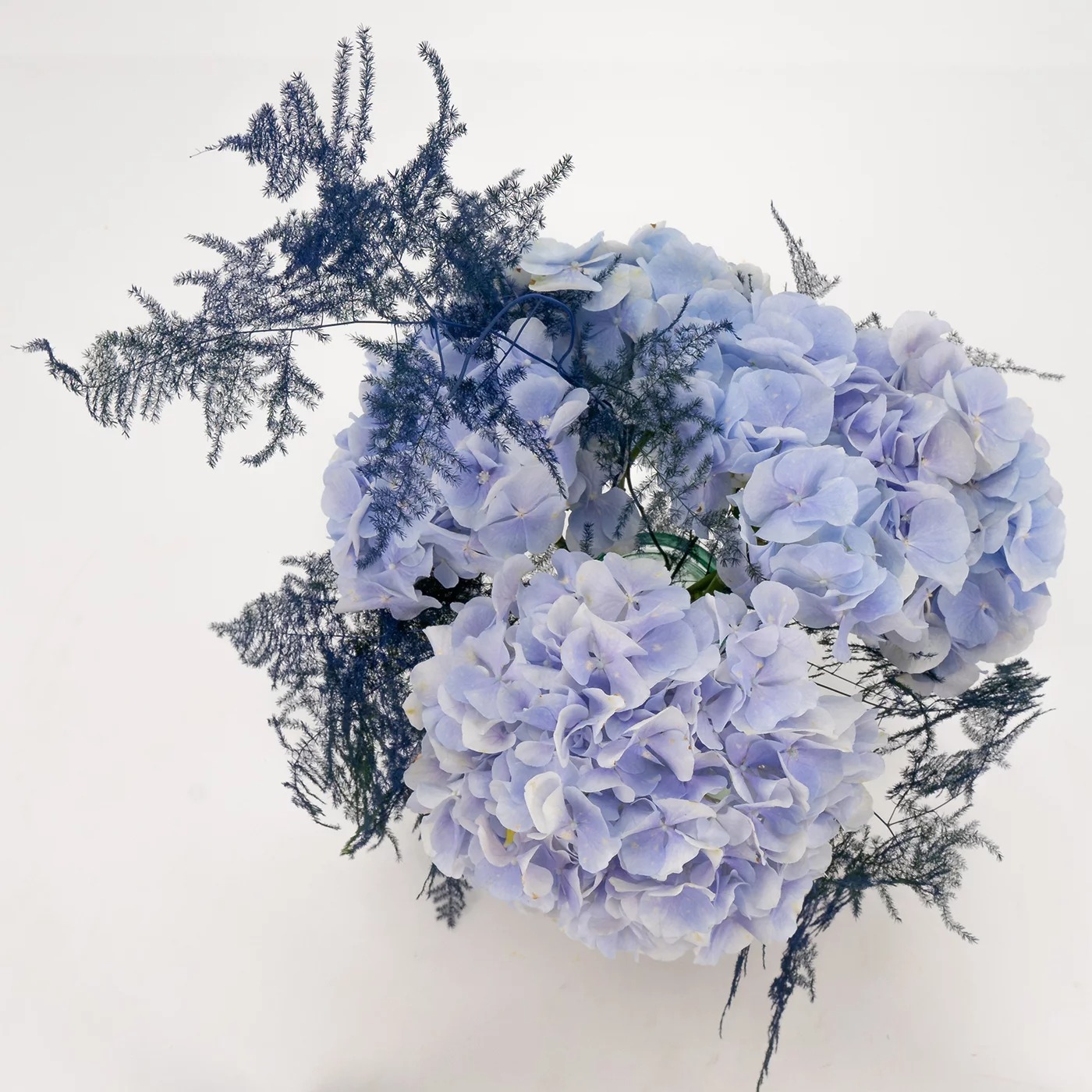 hortensias para ramo navideño