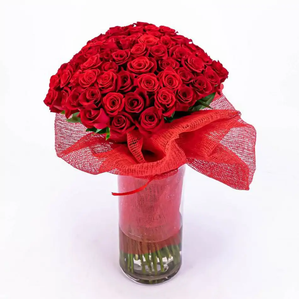 Bouquet de 101 roses