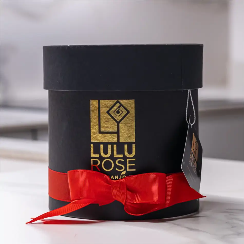 Caja de Rosas Preservadas - Lulu Rose Regalo Elegante
