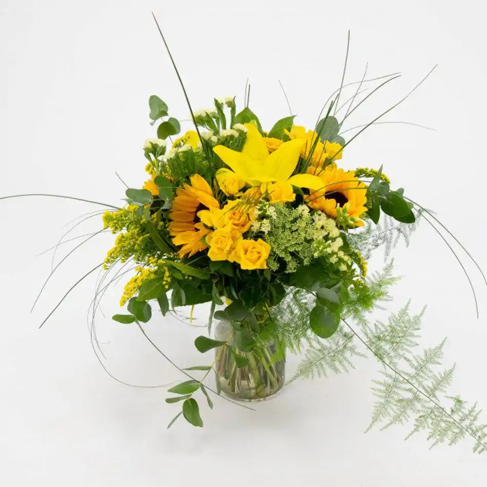 Minijarrón silvestre tonos amarillo