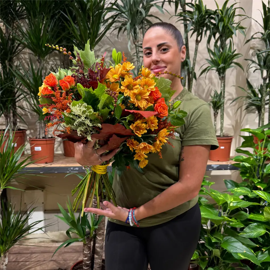 Ramo de flor variada otoñal