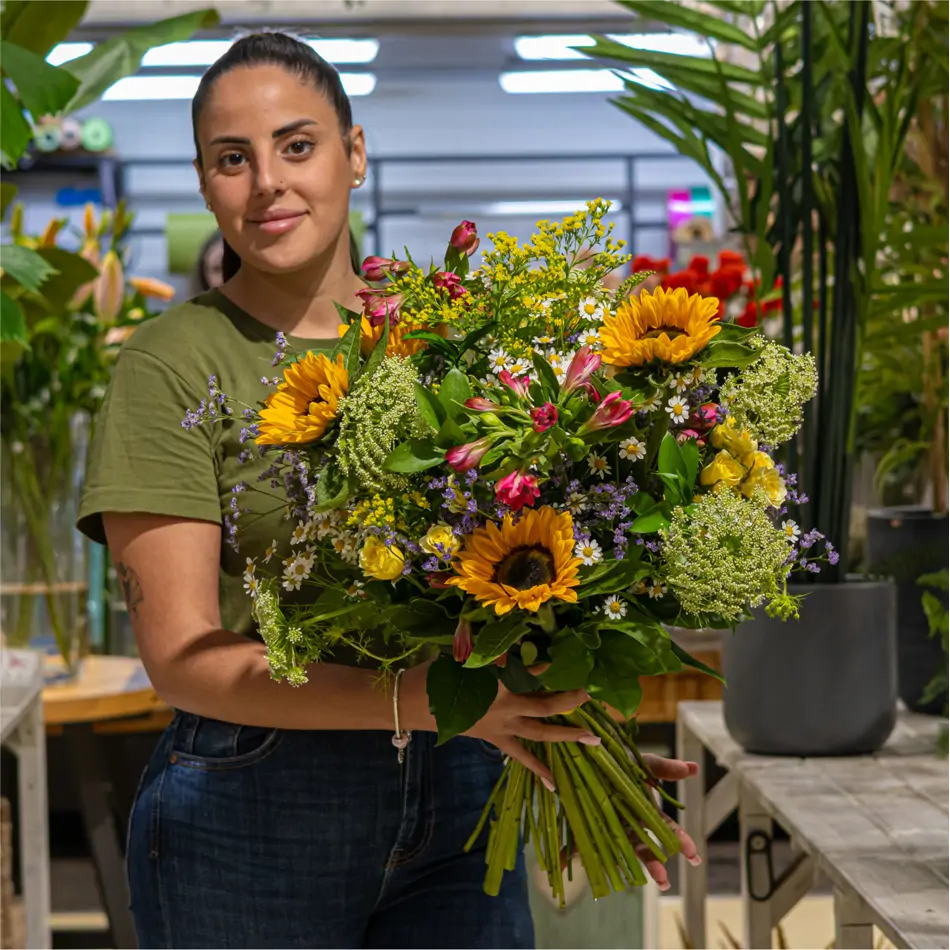 Ramo girasoles garden