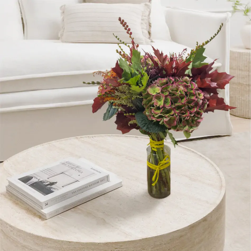 Ramo hortensias otoñal