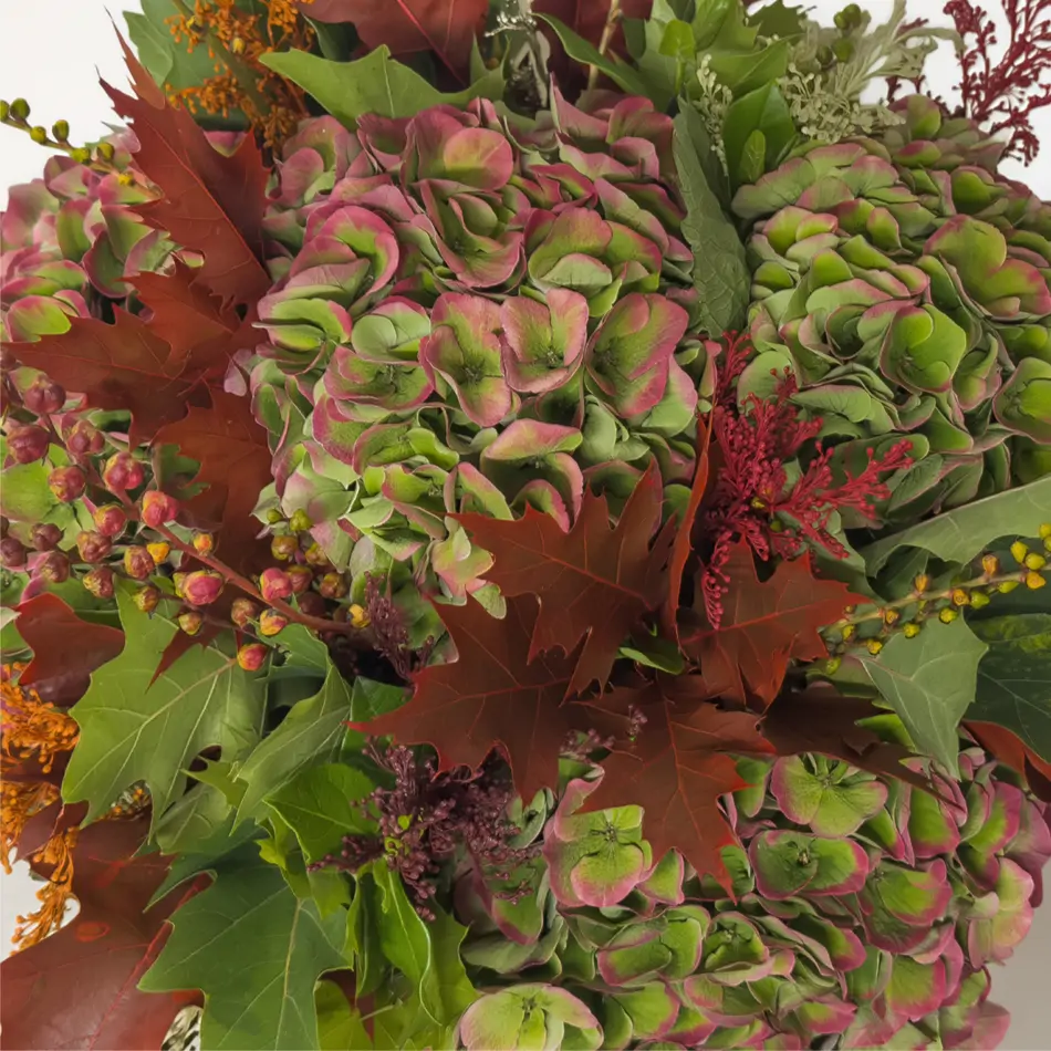 Ramo hortensias otoñal