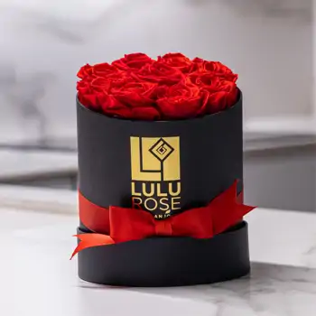 Comprar Caja de Rosas Preservadas - Lulu Rose Regalo Elegante en Barcelona
